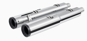 Par de silenciosos slip-on Two-Step 4 1/2" instalados en Indian PowerPlus y Thunderstroke