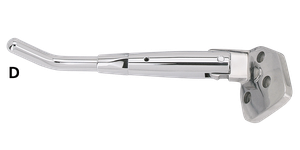 Caballete central cromado regulable para motocicletas Harley-Davidson