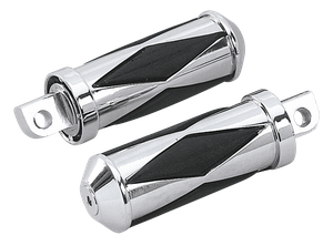 Estriperas de diamante con acabado oscuro tipo diamante para motocicleta