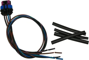 Arnés de cableado eléctrico con conectores tipo pigtail para motocicleta
