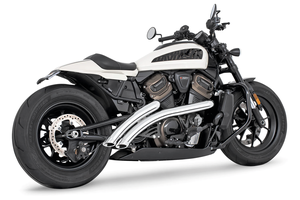 Escape Radical Radius Freedom Performance instalado en motocicleta Harley-Davidson Sportster S