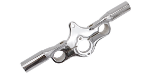 Abrazaderas de tija para horquillas springers en motocicletas V-Twin clásicas