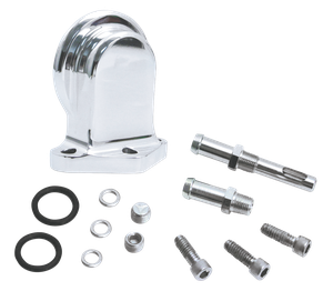 Kit soporte billet negro para filtro de aceite S&S compatible con motores Twin Cam