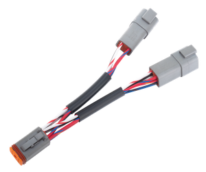 Cableado Namz Dual Power instalado en motor Milwaukee Eight