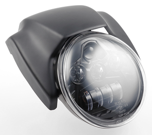 Cúpula de faro estilo Breakout de color negro fabricada por Cult-Werk
