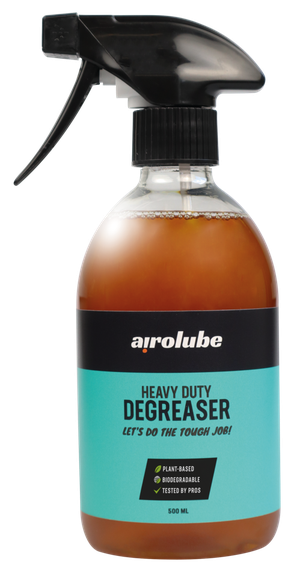 Botella de desengrasante AiroLube para motocicletas