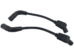 Kit de cables de bujías Thundervolt color negro con conectores metálicos