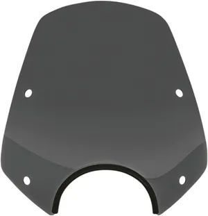 Parabrisas Del Rey Sportshield instalado en manillar de motocicleta