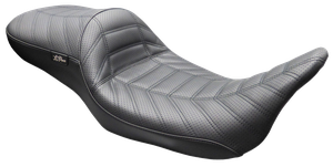 Asiento Le Pera Maverick Indy negro para Harley-Davidson Touring