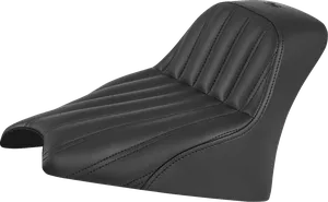 Asiento solo estilo Renegade Knuckle negro para motocicleta Harley-Davidson