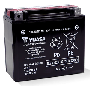 Batería Yuasa V-Force libre de mantenimiento para motos