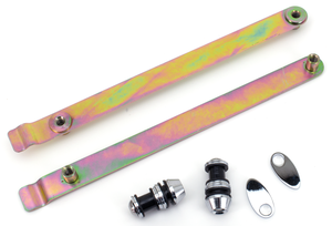 Par de barras sissy shorty desmontables para motocicleta custom