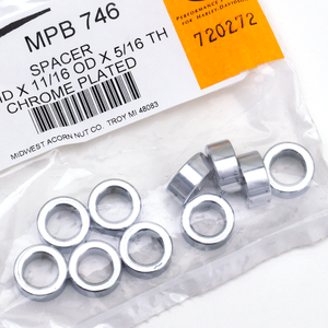 Juego de arandelas planas de acero inoxidable de medidas especiales para motocicletas americanas