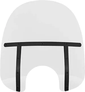 Parabrisas Memphis Fats para motocicleta Harley-Davidson color negro