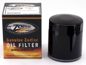 Filtro de aceite giratorio Zodiac de color negro