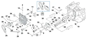 Kit de cadena de distribución y guías para motor Twin Cam antiguo