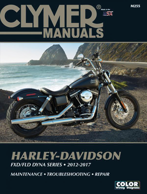 Manual de reparación Clymer para motocicletas Harley-Davidson