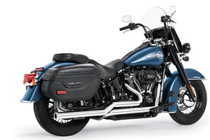 Par de cables rectos Blue-Proof para motocicleta, acabado azul