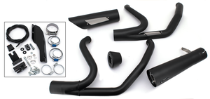 Soporte ajustable MCJ 2 en 1 instalado en motocicleta Harley-Davidson Touring