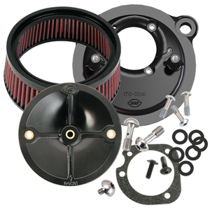 Kit de filtros de aire Stealth S&S para motocicleta