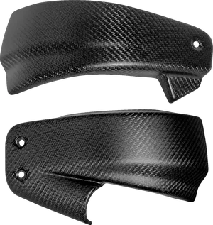 Cubierta lateral de motor Harley-Davidson en negro mate