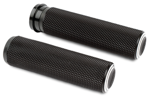 Puños de manillar Arlen Ness Knurled Fusion con textura estriada