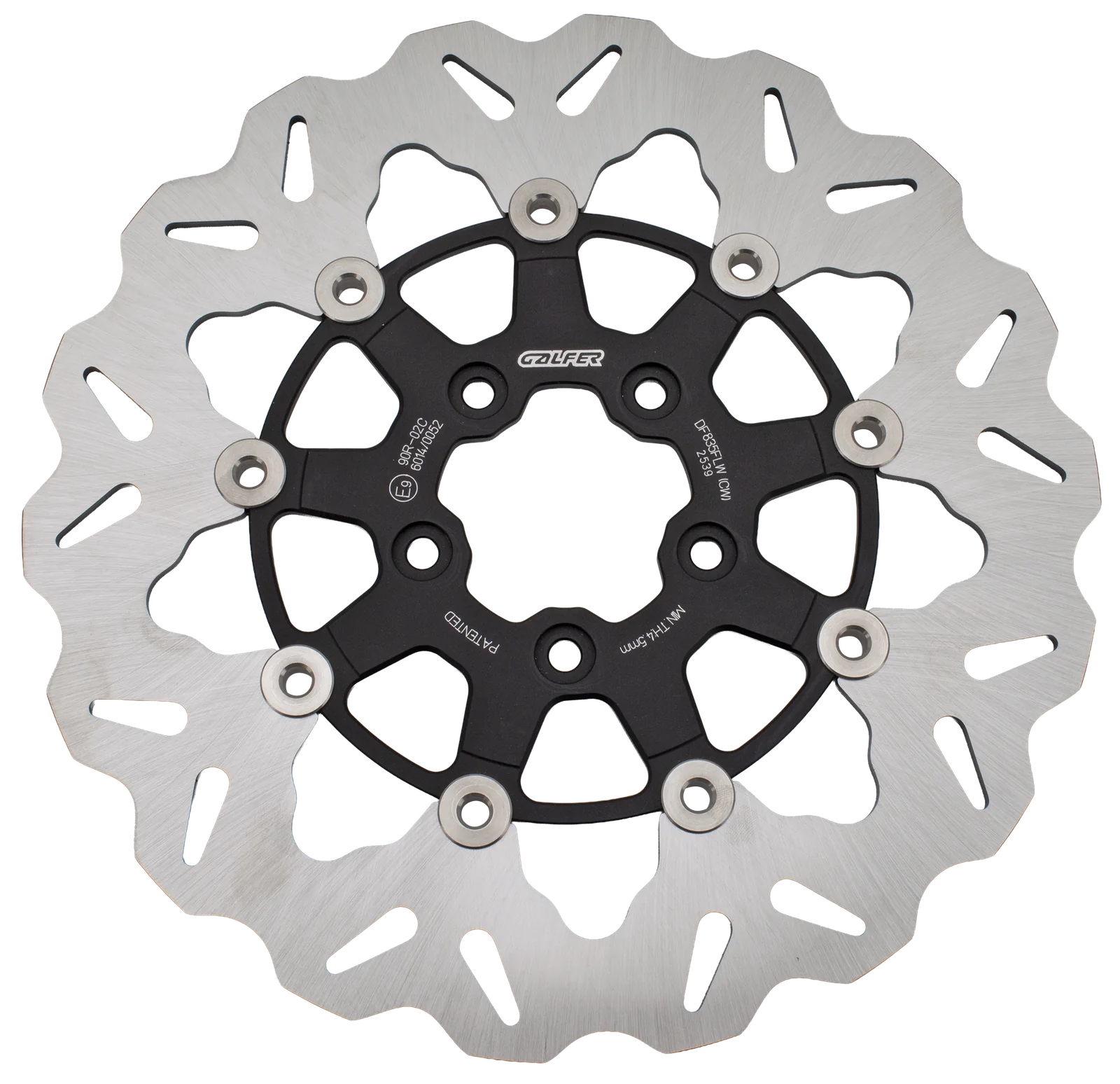 Rotores de freno de disco flotante Galfer Wave