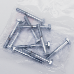 Surtido de tornillos Allen con cabeza hexagonal e interior hexagonal, acabado cromado brillante