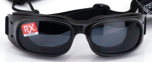 Gafas Bobster Piston para motocicleta, color negro