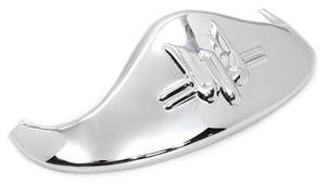 Puntas de guardabarros Rocket Design instaladas en motocicleta Harley-Davidson modelo clásico 1936-1948