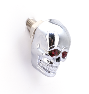 Adhesivo de calaveras con espárragos estilo Bad Bones para decoración de motocicletas