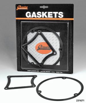Kit de juntas para tapas de inspección de primaria James para Harley-Davidson