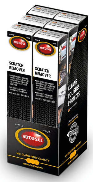 Frasco del kit de pulido Autosol para eliminar rayas en superficies metálicas y pintadas de motocicletas