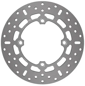 Disco de freno fijo redondo de acero inoxidable para motocicleta