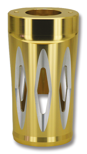 Tapas de botellas de horquilla Zodiac Pro-Max en aluminio billet