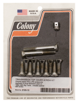 Kit de tornillos para tapa superior de transmisión de 4 marchas para Big Twin