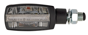 Par de intermitentes LED cuadrados para motocicleta Harley-Davidson