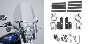 Pantalla de marco estrecho National Cycle para motocicleta Harley-Davidson