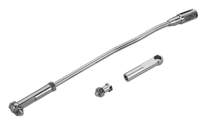 Varilla de cambio cromada con punteras para motor Big Twin