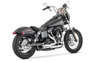 Escape corto tipo Shorty 2-into-1 para motocicleta