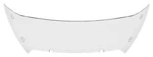 Parabrisas transparente para carenado Sharknose en motocicleta Harley-Davidson Touring