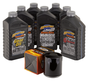 Conjunto de filtros de aceite y juntas para kit de servicio de Harley-Davidson