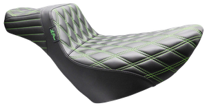Asiento Le Pera Tailwhip negro para Harley Low Rider y Sport Glide