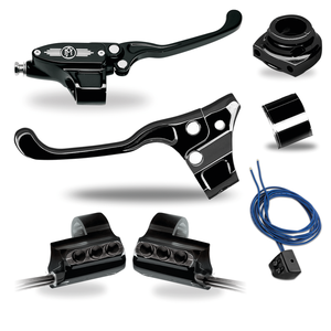 Conjunto de control de mano Performance Machine de rosca 9/16 pulgadas para manillar