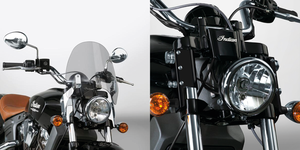 Pantalla desmontable rápida National Cycle Deflector para motocicleta