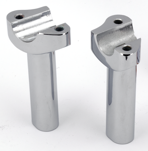 Par de torretas estilo FXWG recto para manillar o horquilla de motocicleta