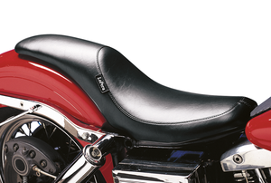 Asiento Le Pera Silhouette liso negro para Harley-Davidson FX y FL años 1962 a 1984