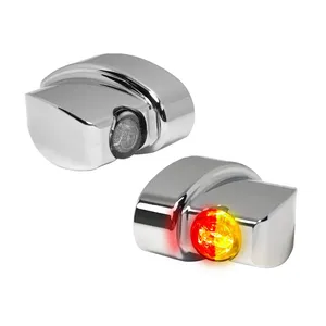Par de intermitentes NANO Winglet 3-en-1 LED montados en manillar de motocicleta