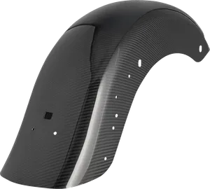 Guardabarros trasero Factory Lighting de fibra de carbono negro mate