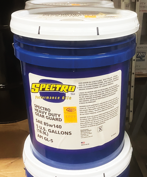 Envase de aceite de transmisión Spectro Premium Gear Guard SAE 85W-140 para motos
